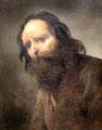 Portrait of old man with one eye by Claude Vignon at Orleans Beaux Arts Museum. Orleans, France.