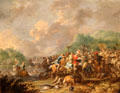 Battle of Saint-Gothard where Germans defeated Ottoman Turks on Aug. 1, 1664 painting by Alexander Pauwel Casteels at Orleans Beaux Arts Museum. Orleans, France.