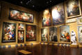 Gallery of large format art at Orleans Beaux Arts Museum. Orleans, France.