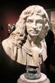 Molière terra cotta bust by Jean-Antoine Houdon at Orleans Beaux Arts Museum. Orleans, France