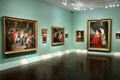 Gallery of early 19thC French paintings at Orleans Beaux Arts Museum. Orleans, France.
