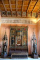 Triptych & religious sculptures at Villa Ephrussi de Rothschild. Saint Jean Cap Ferrat, France.
