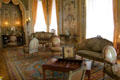 Furnishings in Grand Salon at Villa Ephrussi de Rothschild. Saint Jean Cap Ferrat, France.