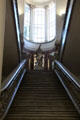 Staircase to upper galleries at Nice Fine Arts Museum. Nice, France.