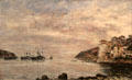 Villefranche Harbor painting by Eugène Boudin at Nice Fine Arts Museum. Nice, France.