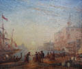 Venice, Esclavons Quai painting by Felix Ziem at Nice Fine Arts Museum. Nice, France.