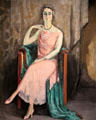 Portrait of Madame Jenny painting by Kees van Dongen at Nice Fine Arts Museum. Nice, France.