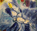 Detail of the Creation of Man painting by Marc Chagall at Chagall Museum. Nice, France.