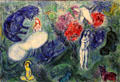 Paradise painting by Marc Chagall at Chagall Museum. Nice, France.