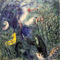 Noah's Ark painting by Marc Chagall at Chagall Museum. Nice, France.