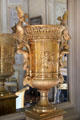 Ornate gilded urn in smoking room at Masséna Museum. Nice, France.