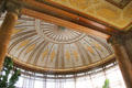 Ornate ceiling of semi-circular veranda off dining room at Masséna Museum. Nice, France