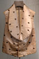 Vest worn by Napoleon while in exile at St.Helena at Masséna Museum. Nice, France.