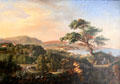 View of Nice from Conque hills painting by Hippolyte Caïs de Pierlas at Masséna Museum. Nice, France.