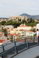 North end of Nice viewed from roof top of Musée d'Art moderne et d'Art Contemporain. Nice, France.