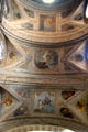 Ceiling paintings of Eglise Notre Dame de l'Annonciation in Old Nice. Nice, France.