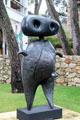 Character bronze sculpture by Joan Miró at Fondation Maeght. St Paul de Vence, France