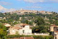 St Paul de Vence walled town viewed from valley. St Paul de Vence, France