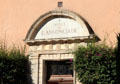 Entrance to Museum of the Annonciade, former chapel turned museum. St Tropez, France.