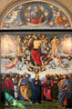 Ascension painting by Pietro Vannucci at Beaux-Arts Museum. Lyon, France.