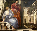 Bathsheba at Her Bath painting by Paolo Veronese at Beaux-Arts Museum. Lyon, France.