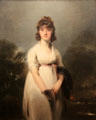 Portrait of Miss Sweeting by Sir Thomas Lawrence at Beaux-Arts Museum. Lyon, France.