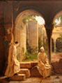 Comminges & Adelaide at a Trappist Convent painting by Fleury Richard at Beaux-Arts Museum. Lyon, France.
