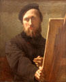 Self-portrait by Hippolyte Flandrin at Beaux-Arts Museum. Lyon, France.