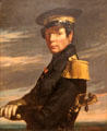 A marine officer painting by Jean-François Millet at Beaux-Arts Museum. Lyon, France.