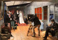 Wedding at Photographer painting by Pascal Dagnan-Bouveret at Beaux-Arts Museum. Lyon, France.