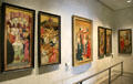 Collection of Germanic religious paintings at Beaux-Arts Museum. Lyon, France.