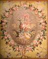 Bouquet woven silk chair back by Philippe de Lasalle at Musées des Tissus. Lyon, France.