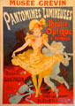 "Pantomime Lumineuses" for Praxinoscope shows poster by Jules Chéret at Lumière Museum. Lyon, France.