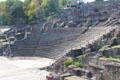 Seating area of Gallo Roman Theatre of Lugdunum. Lyon, France.