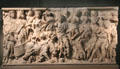 Triumph of Bacchus marble sarcophagus at Gallo Roman Museum. Lyon, France.