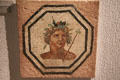 Roman mosaic of Bacchus at Gallo Roman Museum. Lyon, France.