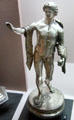 Roman silver statuette of Apollo from Vaise treasure horde at Gallo Roman Museum. Lyon, France.