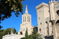 Avignon Cathedral beside Papal Palace. Avignon, France.