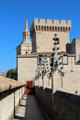 Ramparts of Papal Palace. Avignon, France.