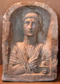 Roman stone funerary stele of Doryphoros from northern Syria at Papal Palace. Avignon, France.