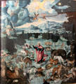 Heaven on Earth painting after Hans Bocksberger at Papal Palace. Avignon, France.