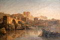 View of Avignon painting by Isidore Dagnan at Calvet Museum. Avignon, France.