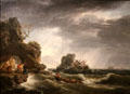 Storm over sea painting by Joseph Vernet at Calvet Museum. Avignon, France.