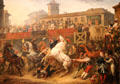 Race of unridden horses in Rome painting by Antoine-Charles-Horace Vernet at Calvet Museum. Avignon, France.