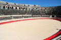 Interior of Arena of Nîmes. Nimes, France