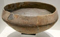Incised ceramic bowl from Roque de Viou, St Dionisy at Musée de la Romanité. Nimes, France.