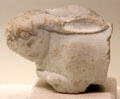 Roman marble rabbit sculpture at Musée de la Romanité. Nimes, France.