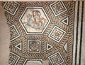 Roman mosaic floor with goddess on seahorse from Nimes at Musée de la Romanité. Nimes, France.