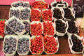Berries at Nimes market. Nimes, France.