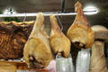 Ham hocks at Nimes market. Nimes, France